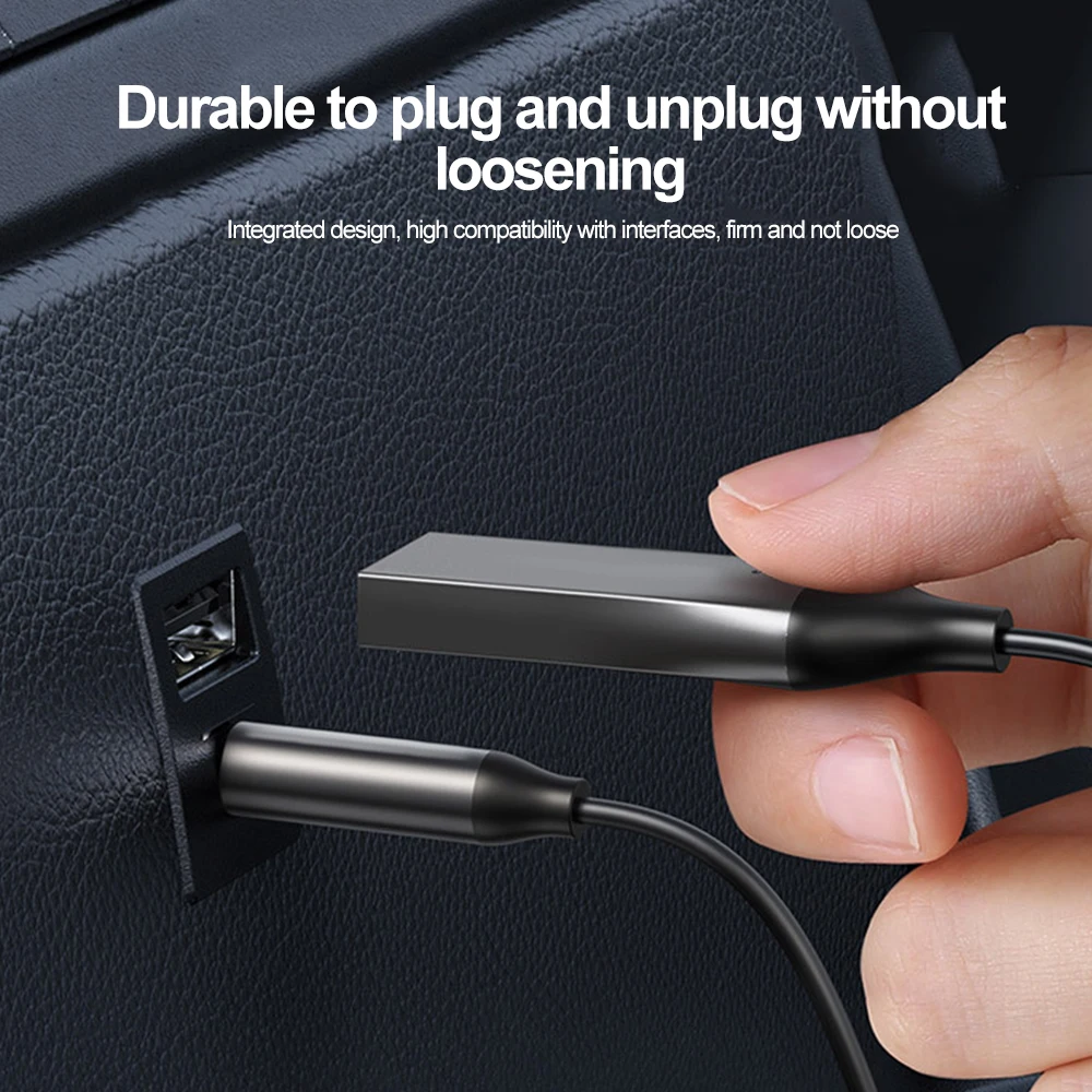 Bluetooth Aux Adapter USB To 3.5mm Jack Car Audio Music