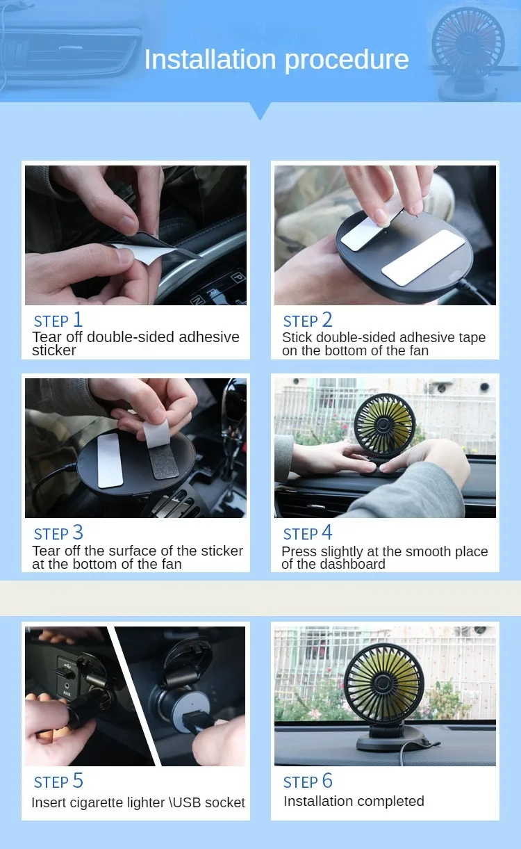 Car Fan Single Head Car Fan Single Head