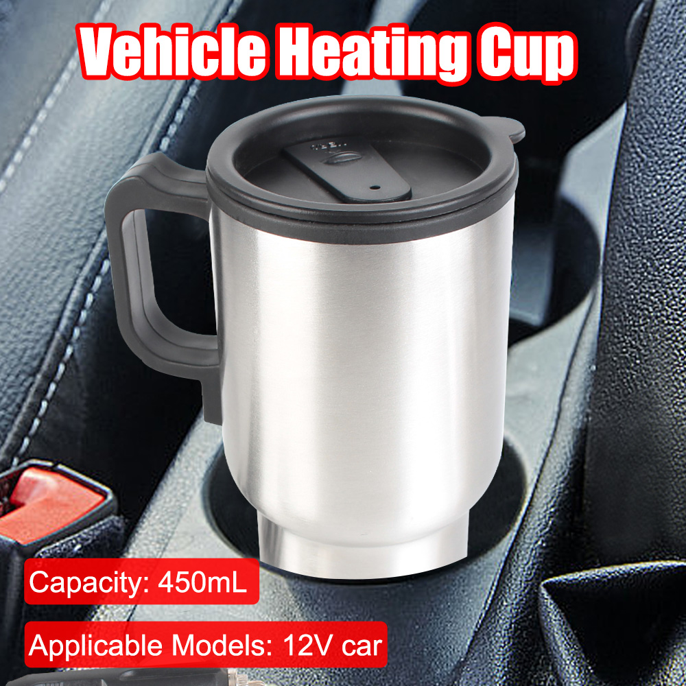 Electric Heating Car Kettle Water Coffee Milk Thermal Mug