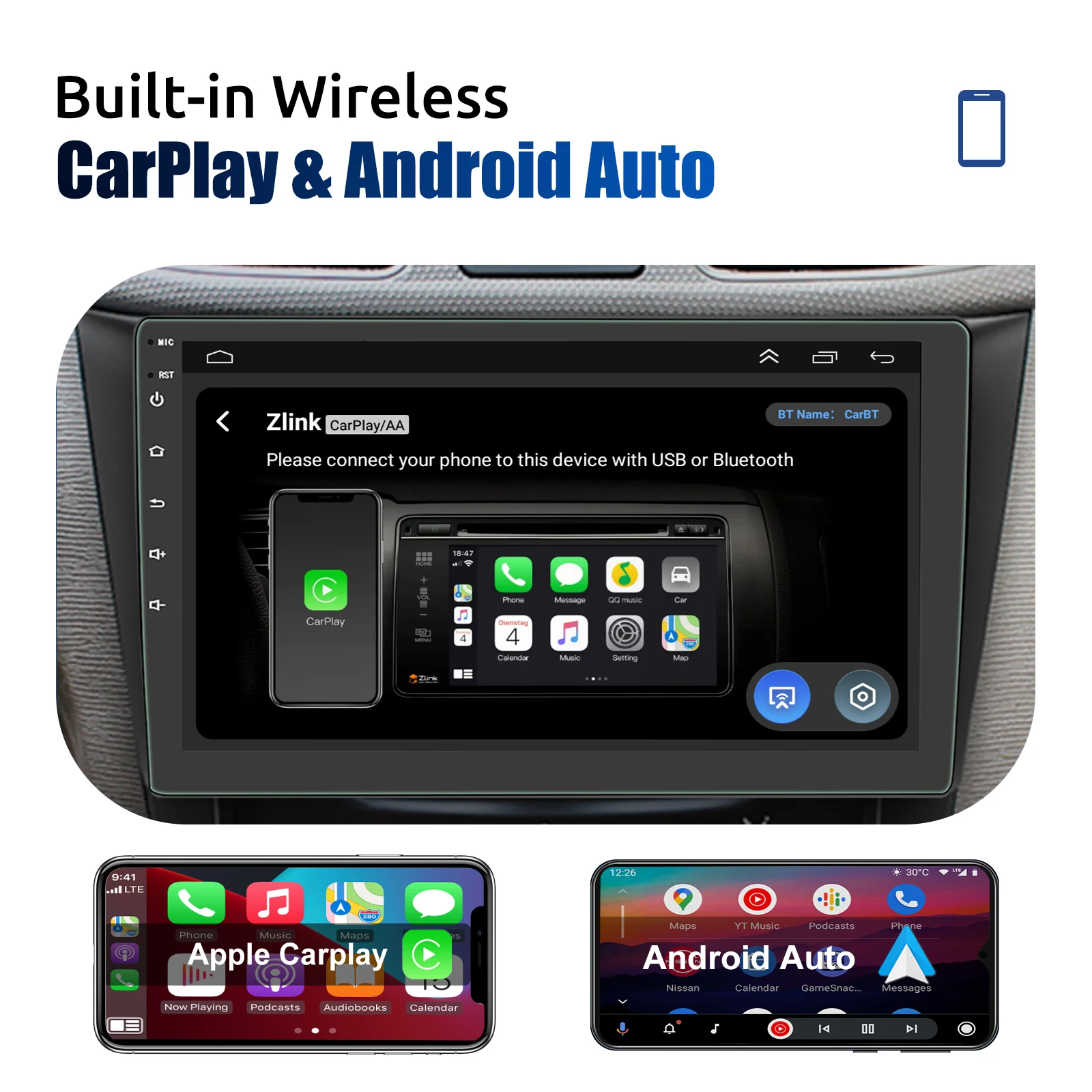 Car Radio Android Auto Carplay