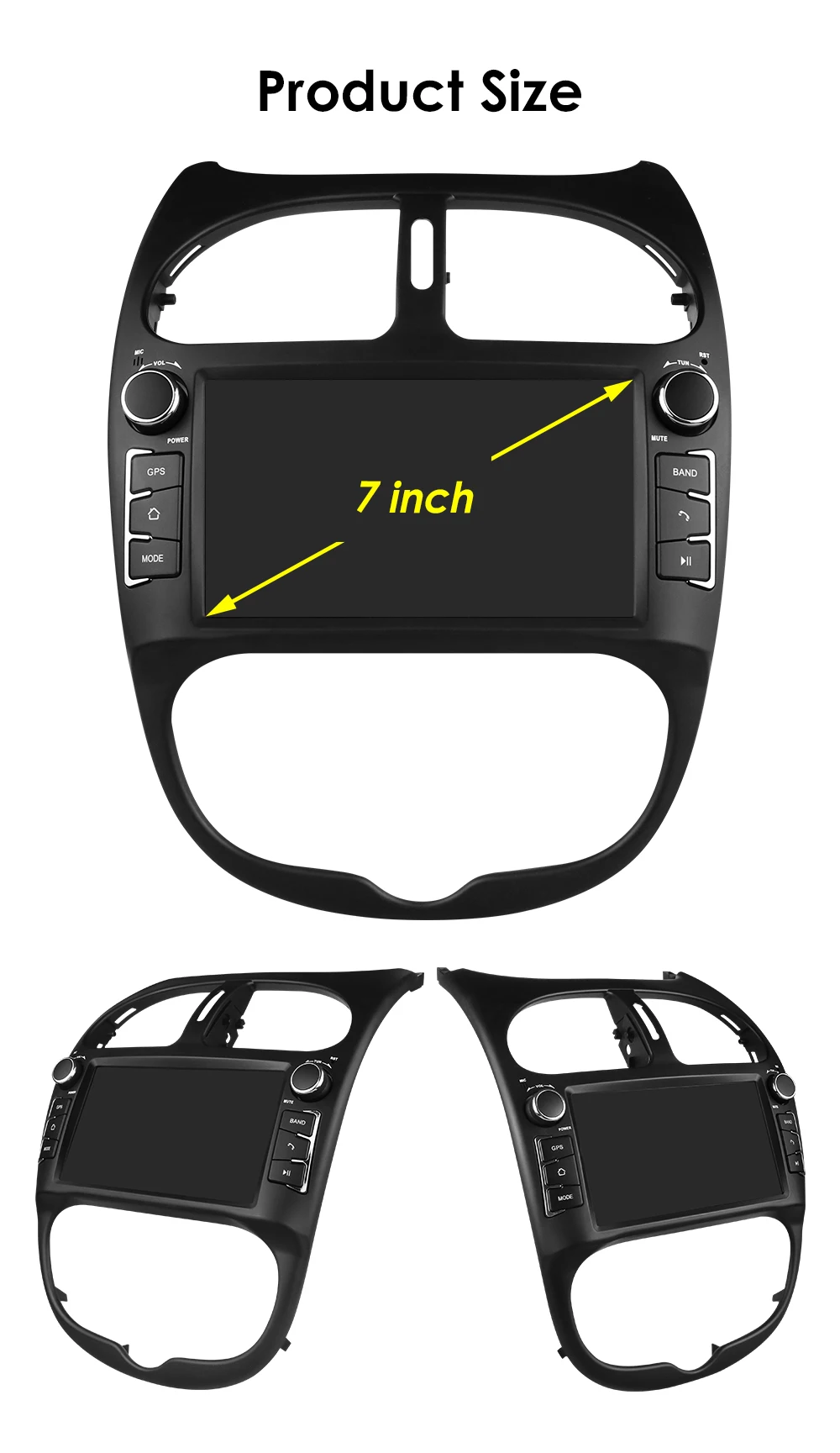 Hizpo Car Intelligent Systems Radio For Peugeot