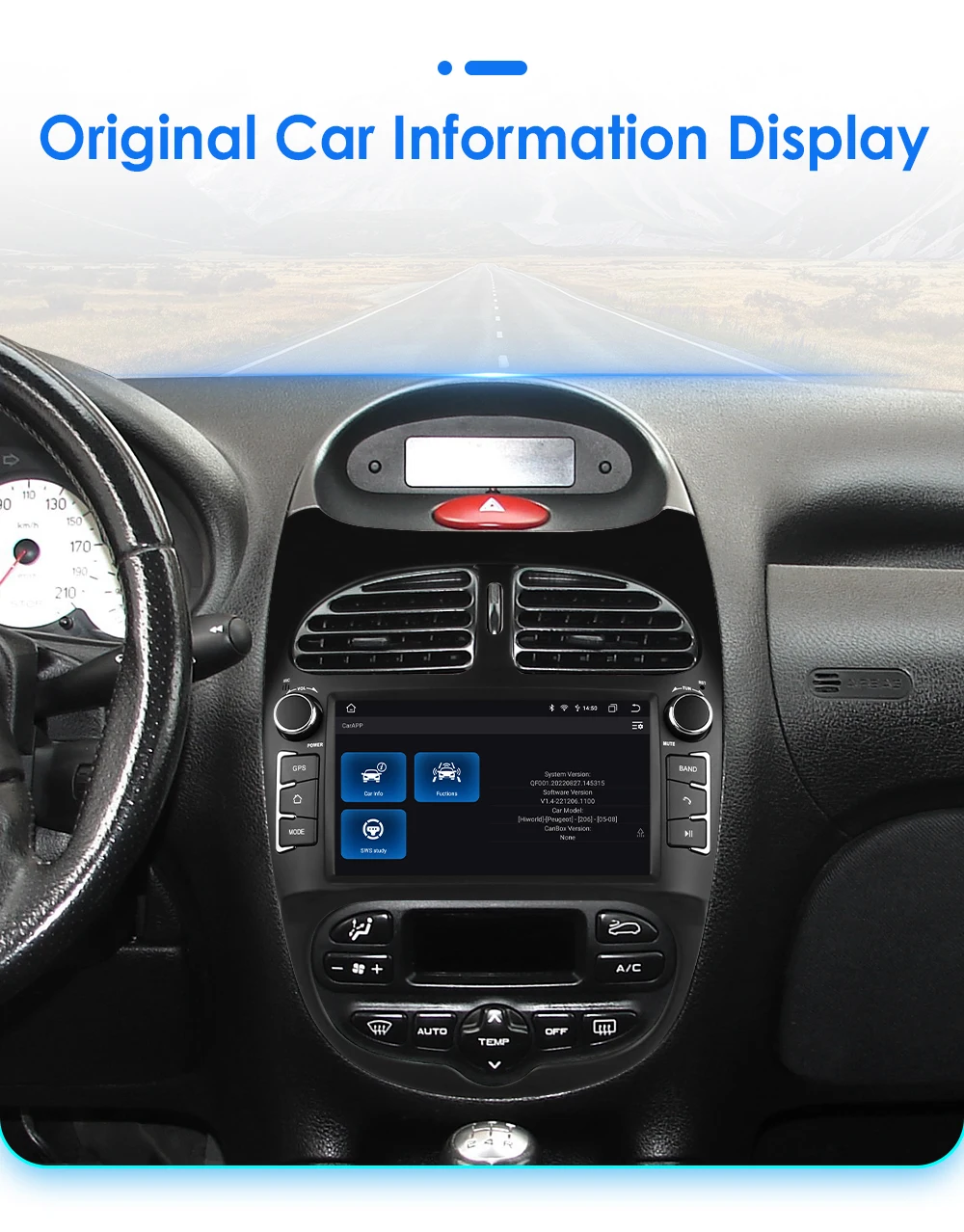 Hizpo Car Intelligent Systems Radio For Peugeot