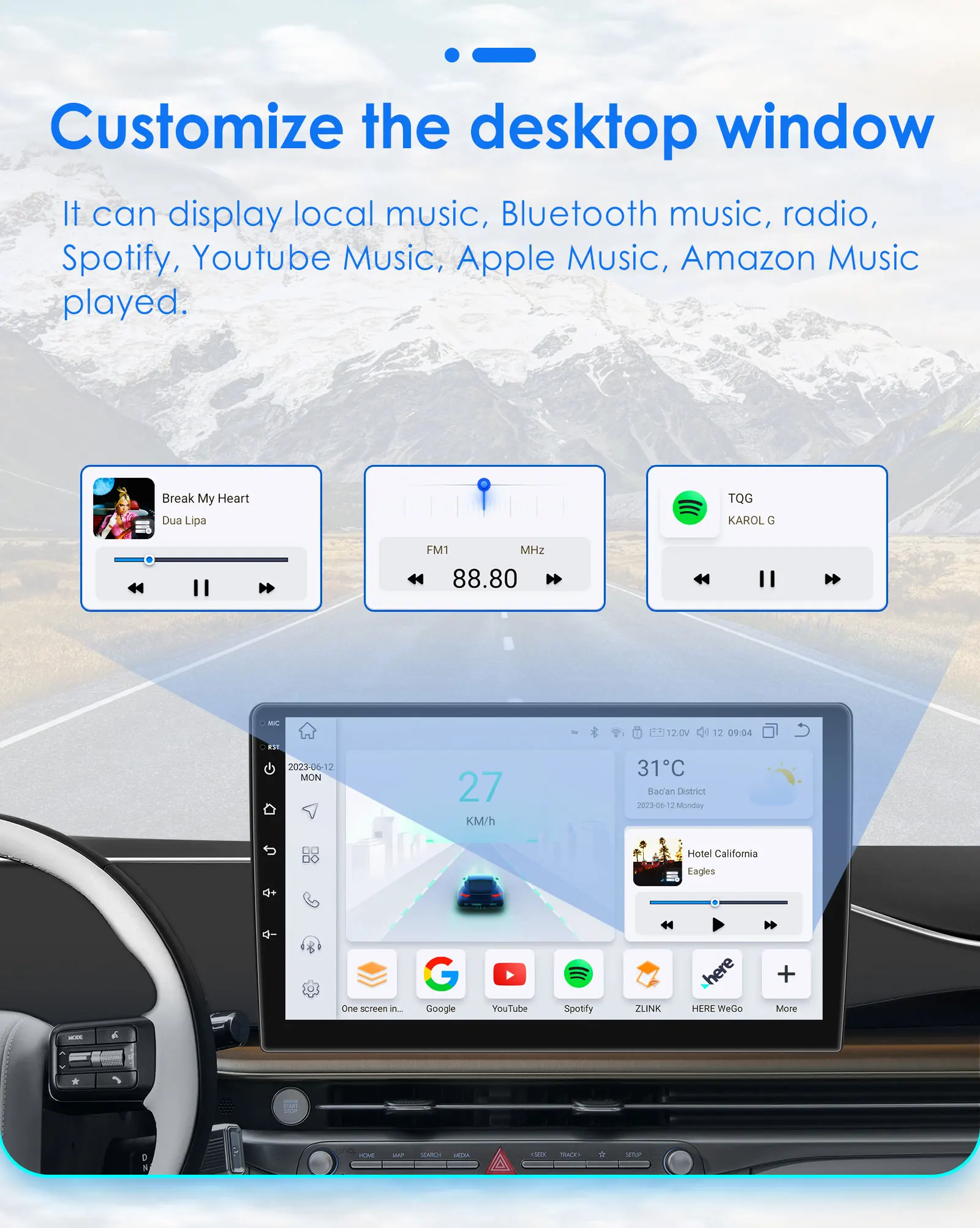 Hizpo Car Intelligent Systems Radio For Peugeot