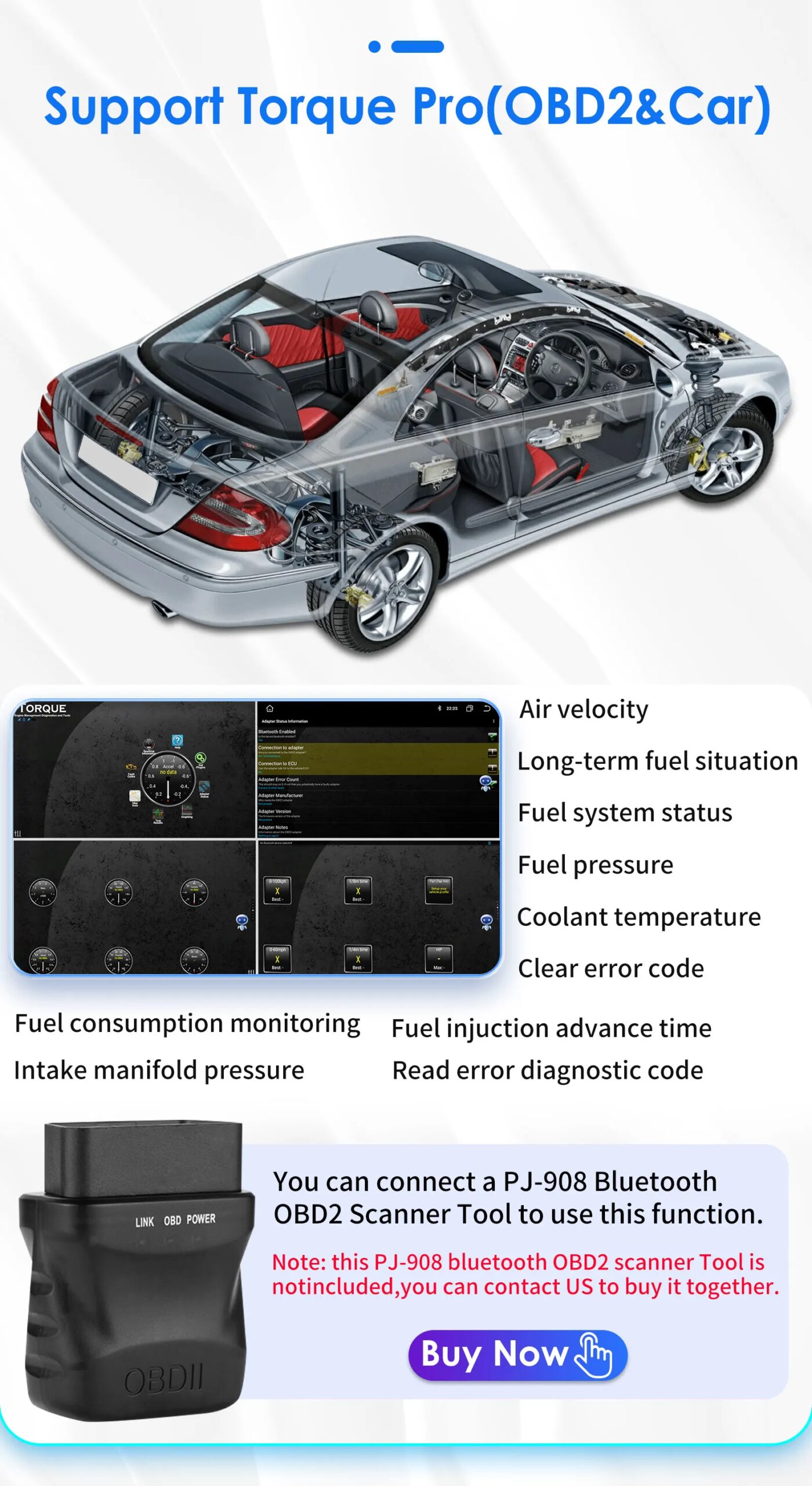 Hizpo Car Intelligent Systems Radio For Peugeot