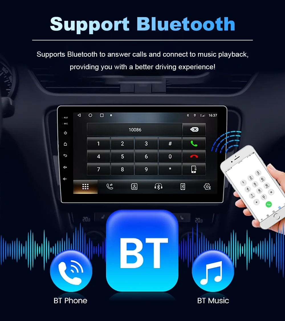 10 inch IPS Screen Android for Honda