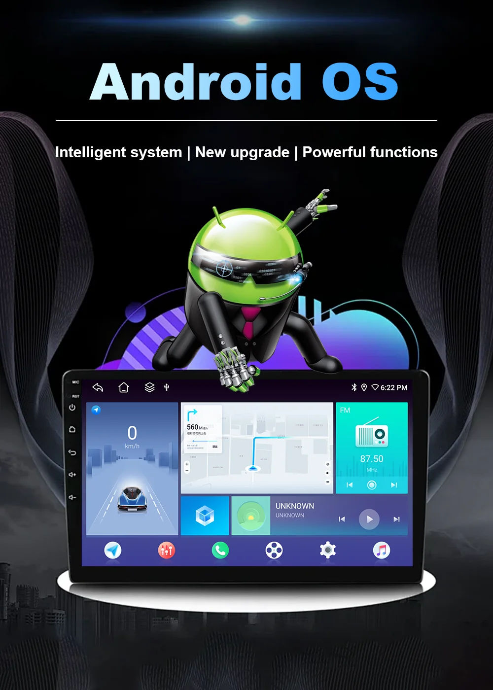 10 inch IPS Screen Android for Honda