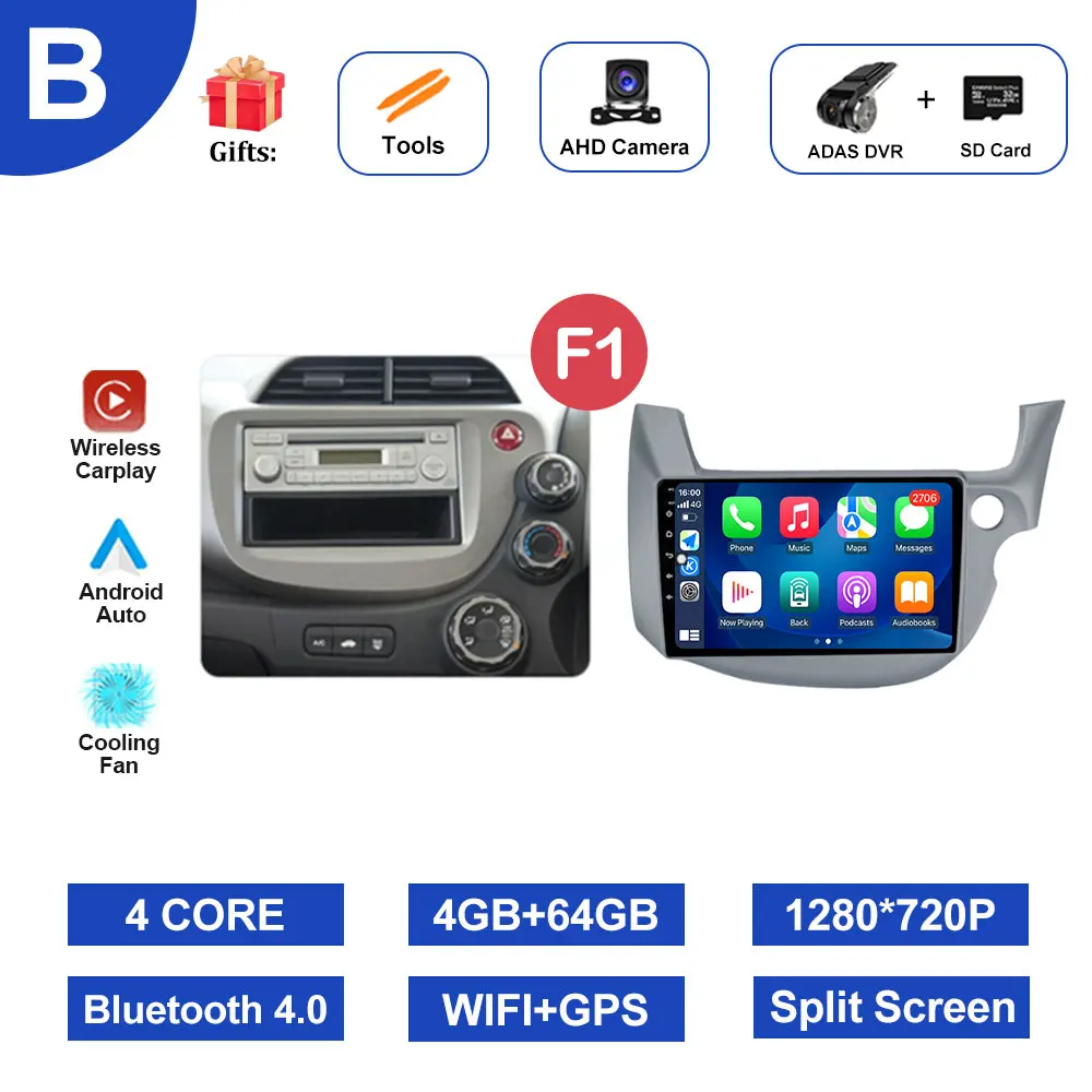 (F1)B 4G 64G DVR
