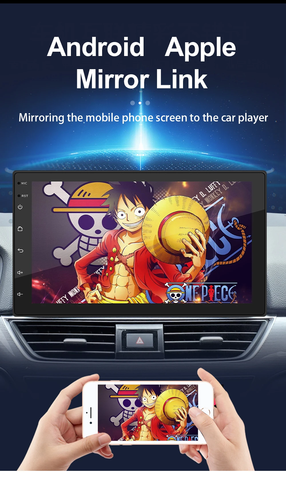 7"/9"/10" Android 11 Car Radio Androidauto Carplay 22