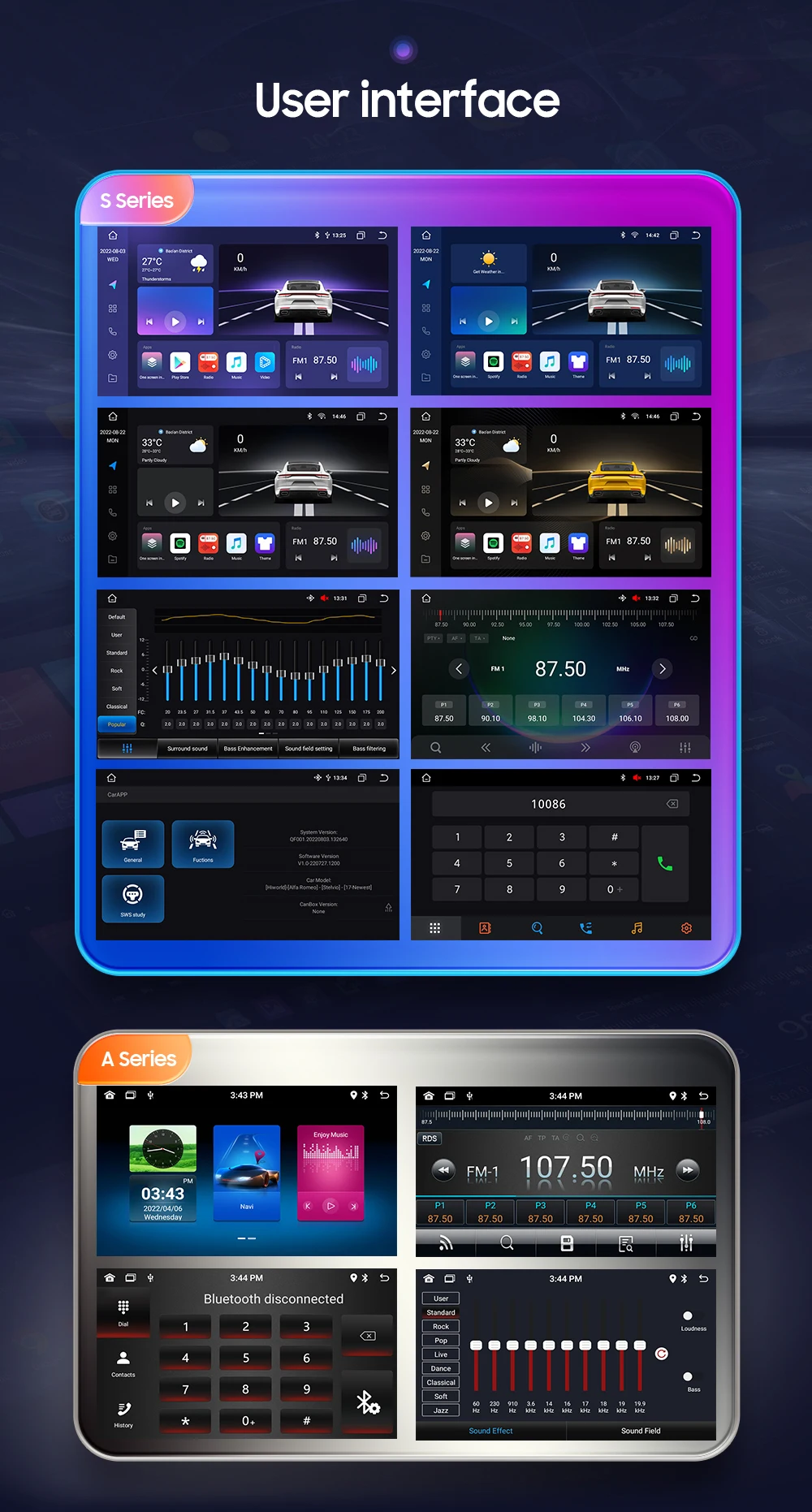 4G WIFI Carplay Android Autoradio