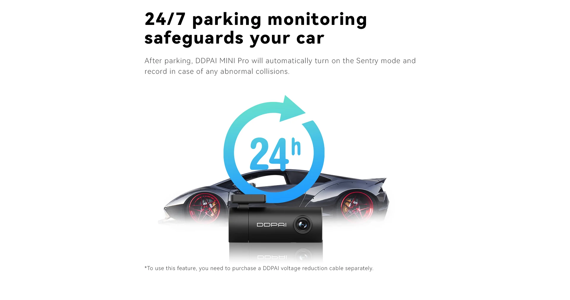DDPAI WiFi Car DVR Mini Pro HD Night Vision 1296P Dash Cam Recorder
