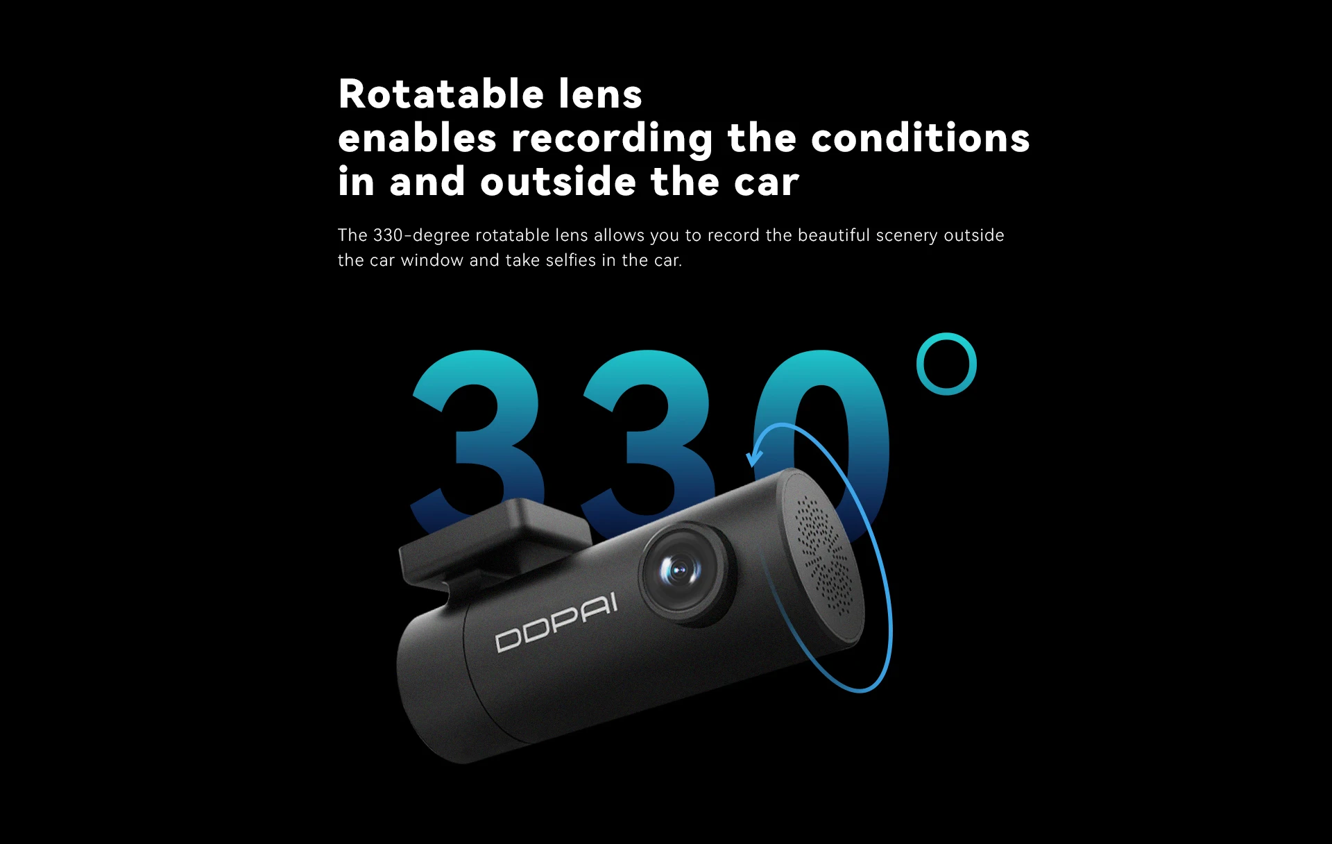 DDPAI WiFi Car DVR Mini Pro HD Night Vision 1296P Dash Cam Recorder