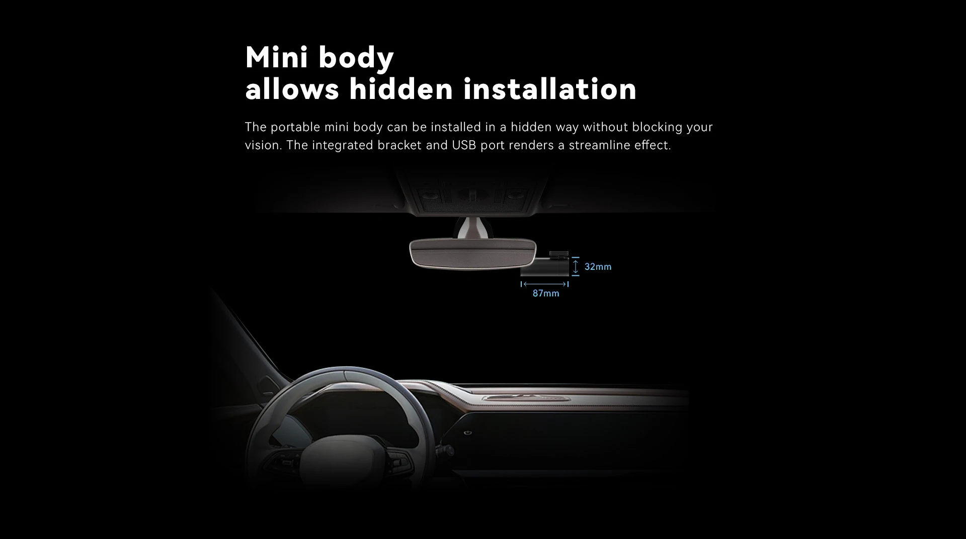 DDPAI WiFi Car DVR Mini Pro HD Night Vision 1296P Dash Cam Recorder