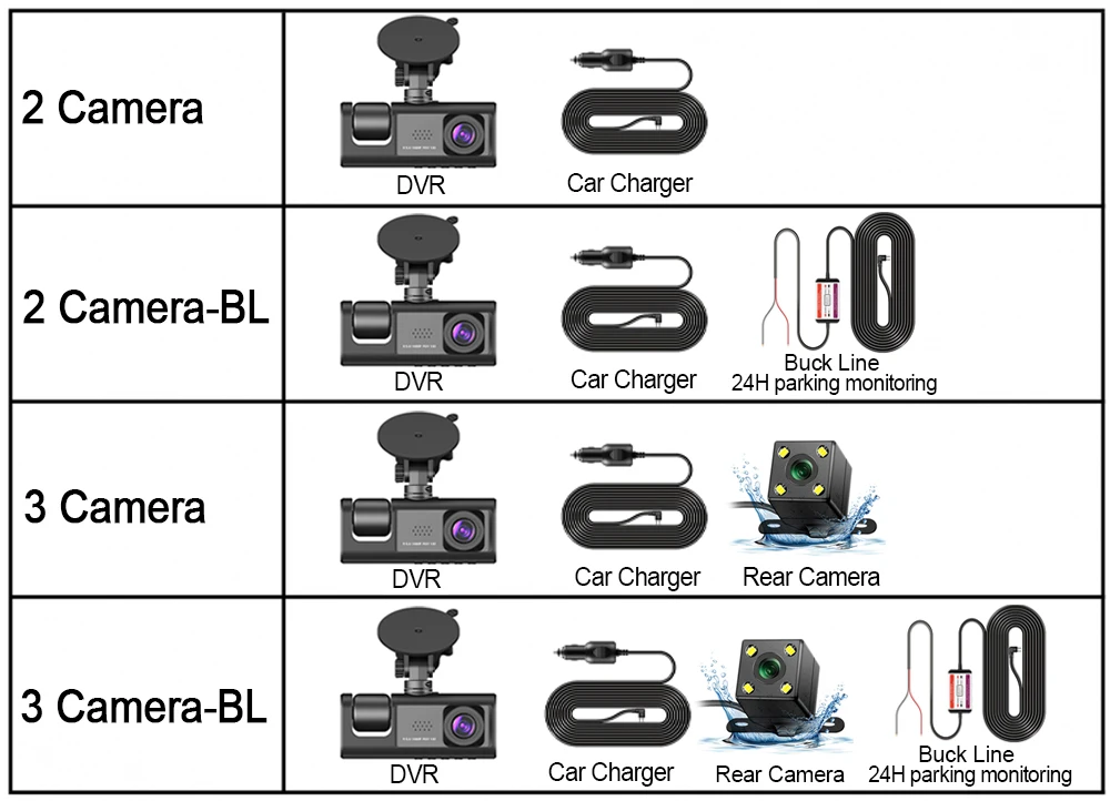 3 Channel Car DVR HD 1080P 3-Lens 3 Channel Car DVR HD 1080P 3-Lens