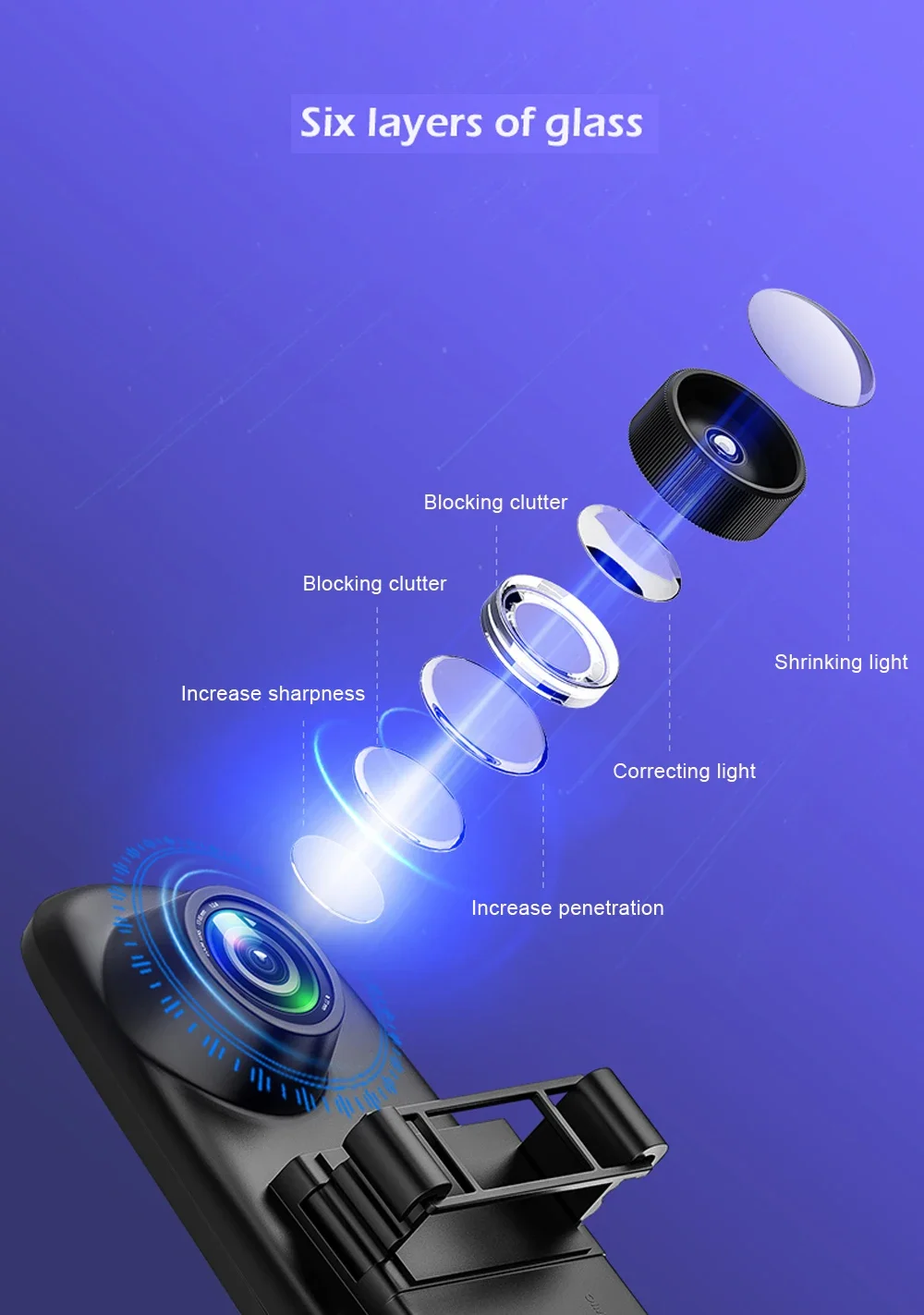 4.3 Inch Driving Recorder Car DVR Rearview Mirror Dual Lens