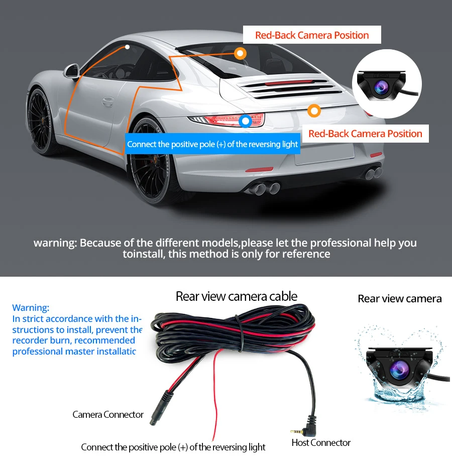 ACCEO A38 12 Inch Touch Screen WIFI Car Room Mirror Video Recorder ACCEO A38 12 Inch Touch Screen WIFI Car Room Mirror Video Recorder