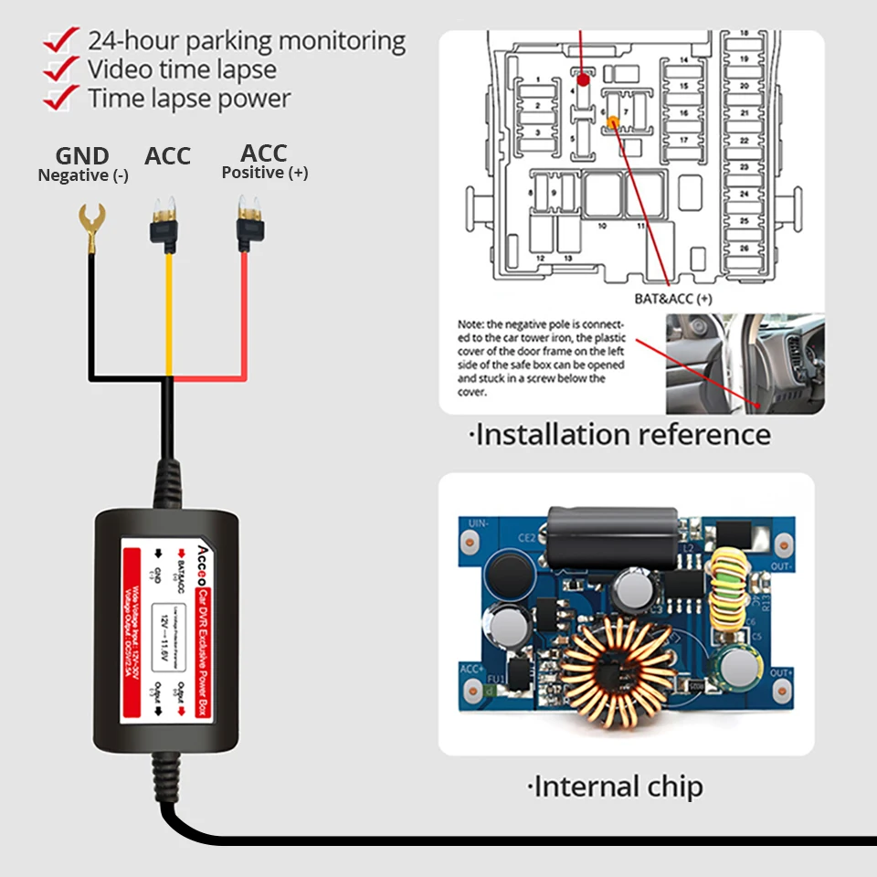 ACCEO A38 12 Inch Touch Screen WIFI Car Room Mirror Video Recorder
