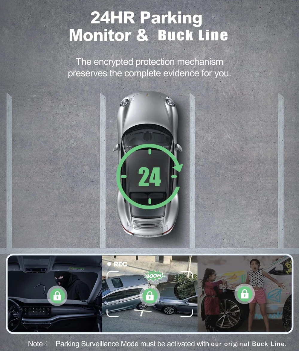 WiFi 3 Channel Car DVR