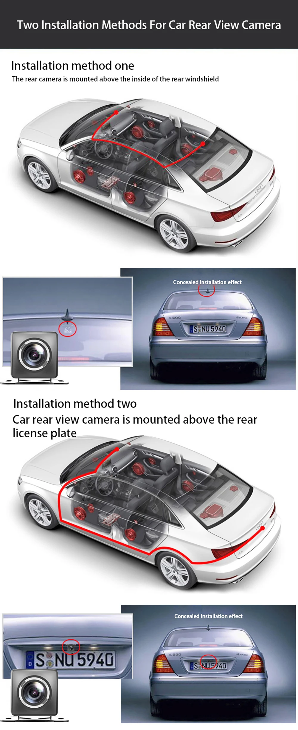 WiFi 3 Channel Car DVR