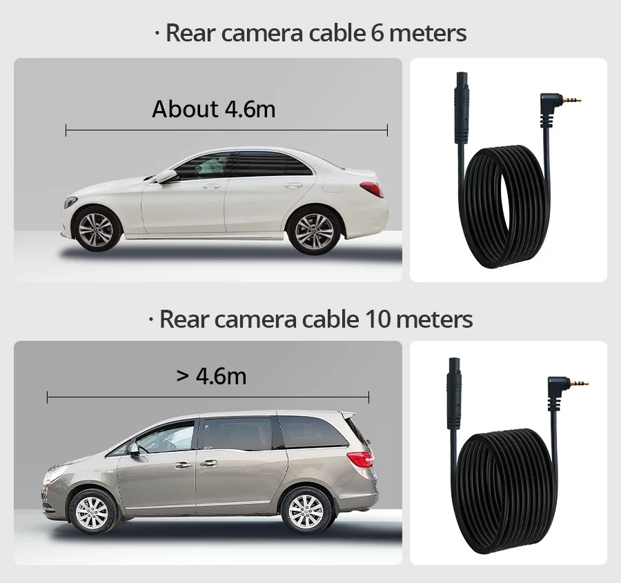 E-ACE Dashcam Car Dvr 4.3 Inch Mirror