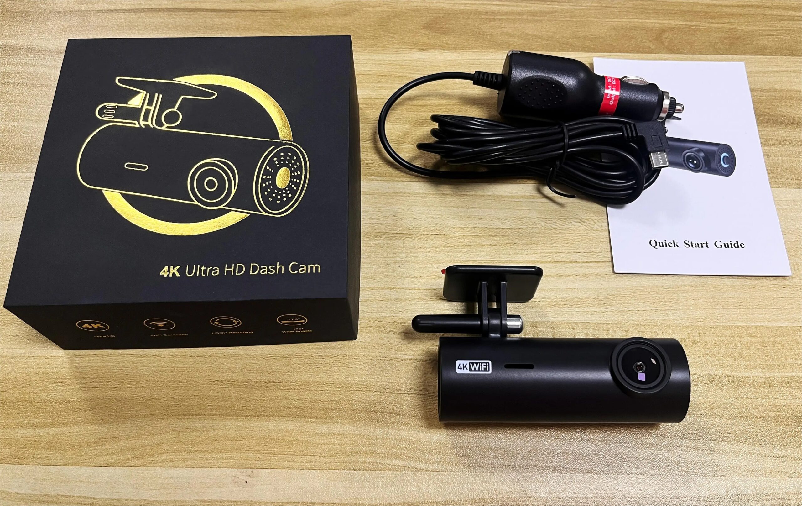 4K Car Dash Cam DVR Recorder