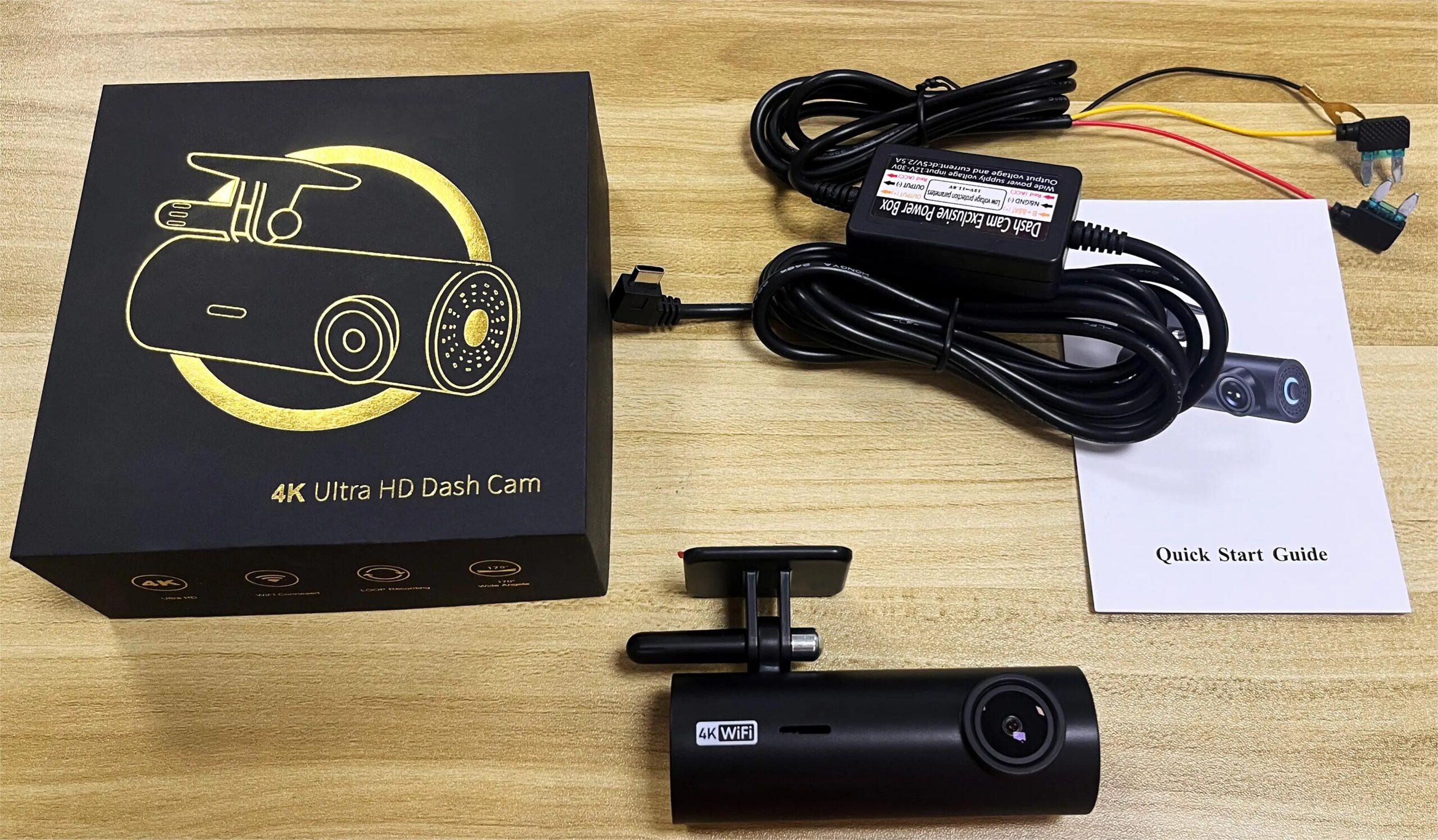 4K Car Dash Cam DVR Recorder