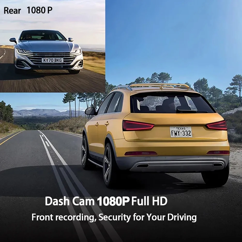 4-inch 1080P Dash Cam for Cars Touch Screen Car DVR Video Recorder 4-inch 1080P Dash Cam for Cars Touch Screen Car DVR Video Recorder