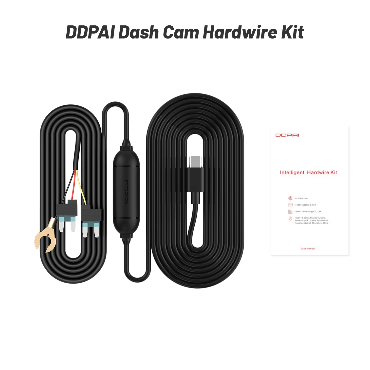 DDPAI Mini5 Z40 N3 Pro N1 Dual Car DVR Dash Cam Mirror Camera Charging Cable