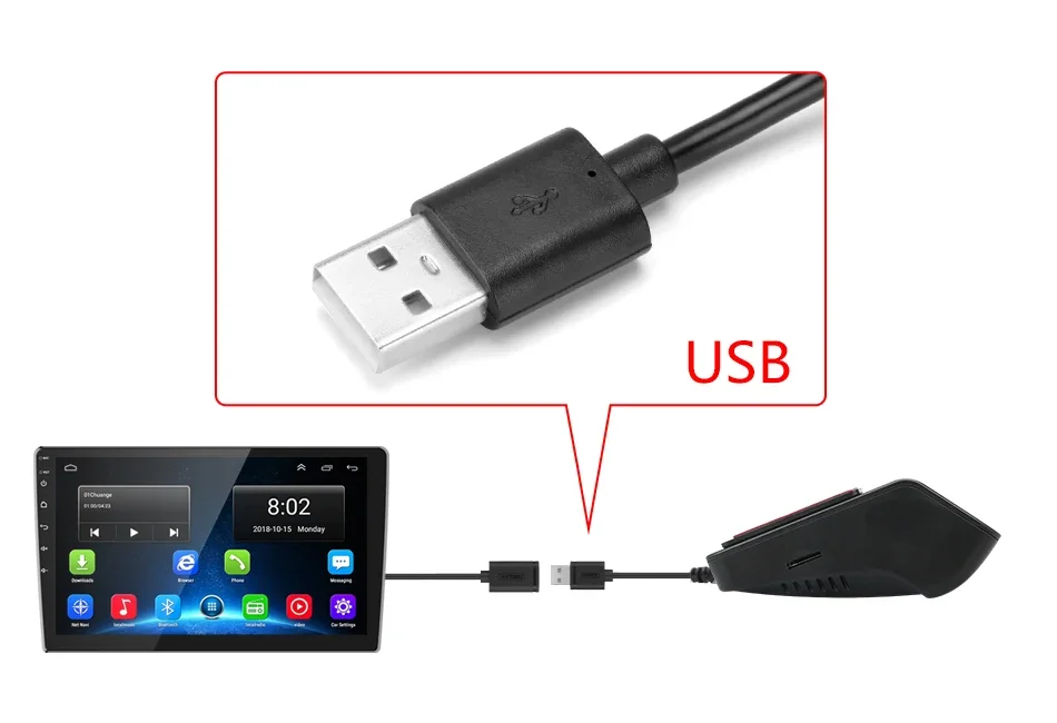 Universal 2K Full HD USB CAR ADAS Car DVR Dash Cam