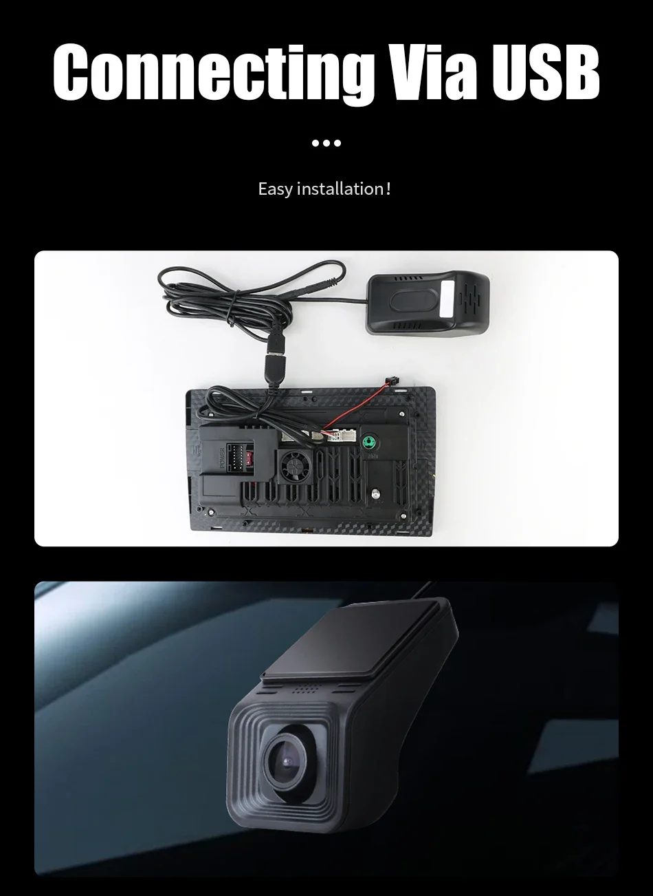 Universal 2K Full HD USB CAR ADAS Car DVR Dash Cam