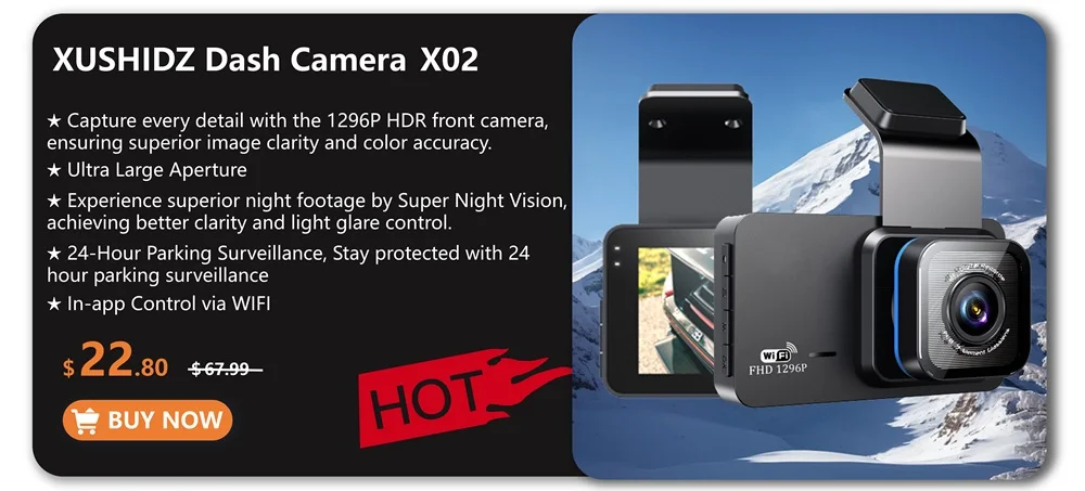 Night Vision Car DVR Vehicle Recorder Car Camera G-sensor HDR DVR  Loop Recording Dashcam