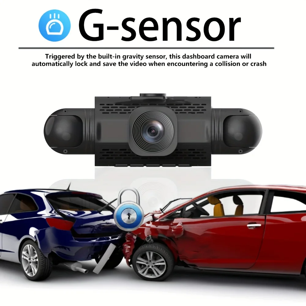 4 Way Dash Cam
