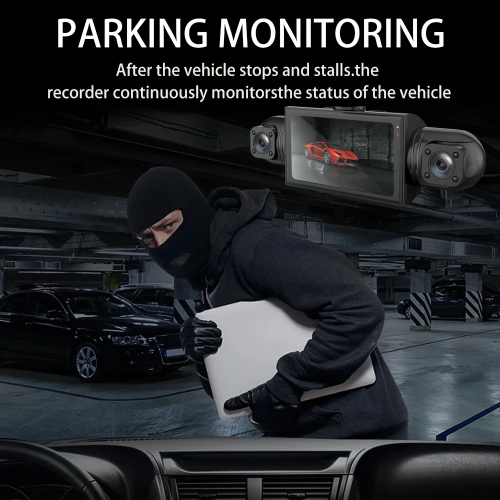 4 Way Dash Cam