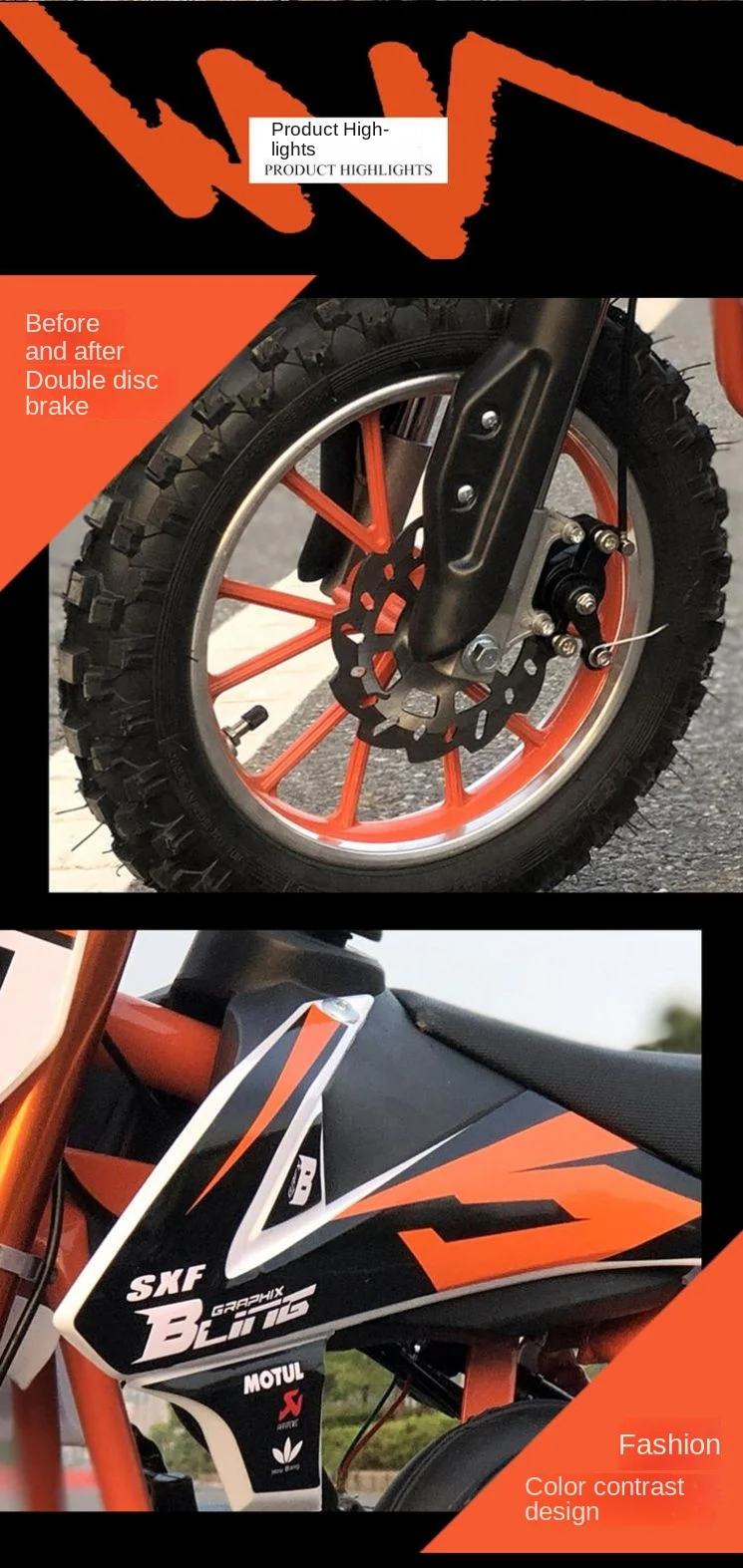 49cc mini off-road children's motorcycle