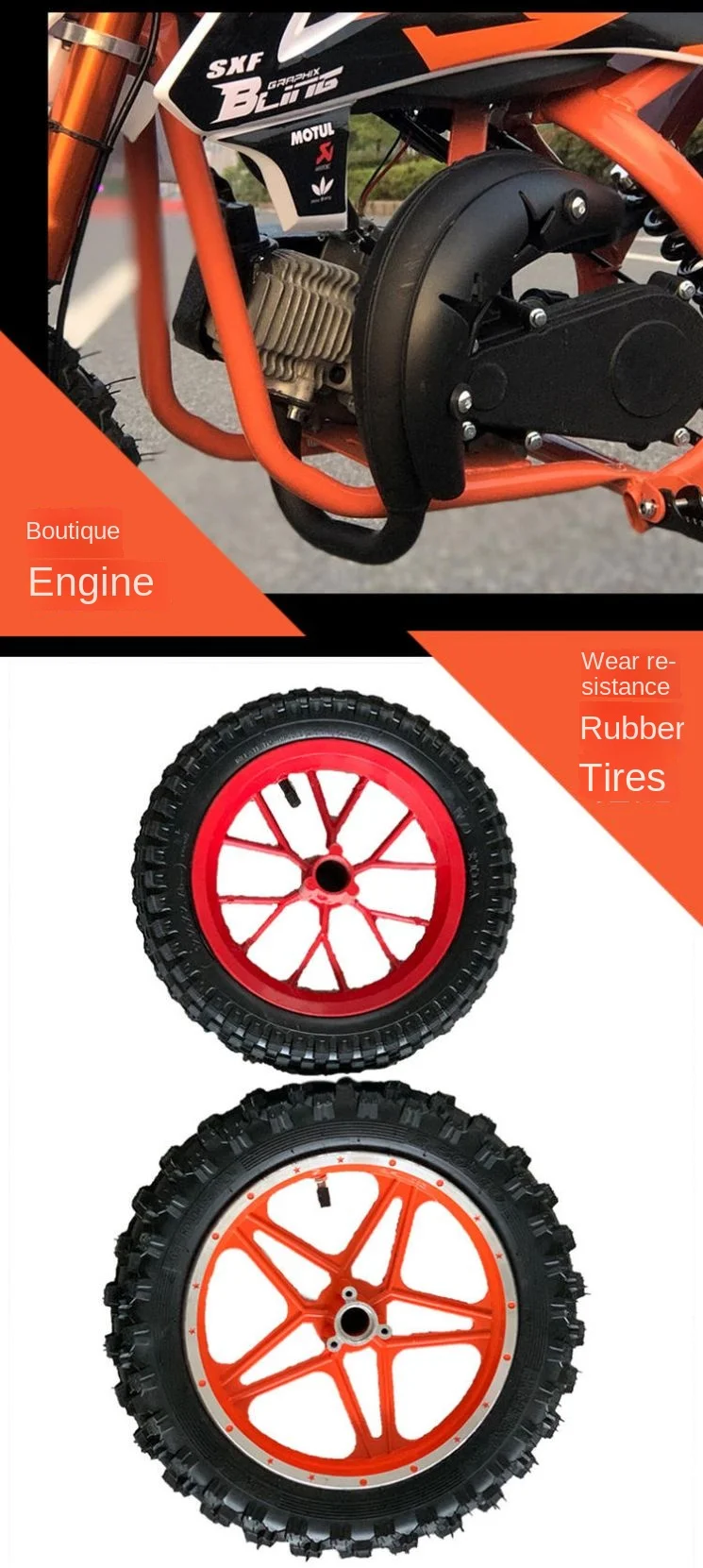 49cc mini off-road children's motorcycle
