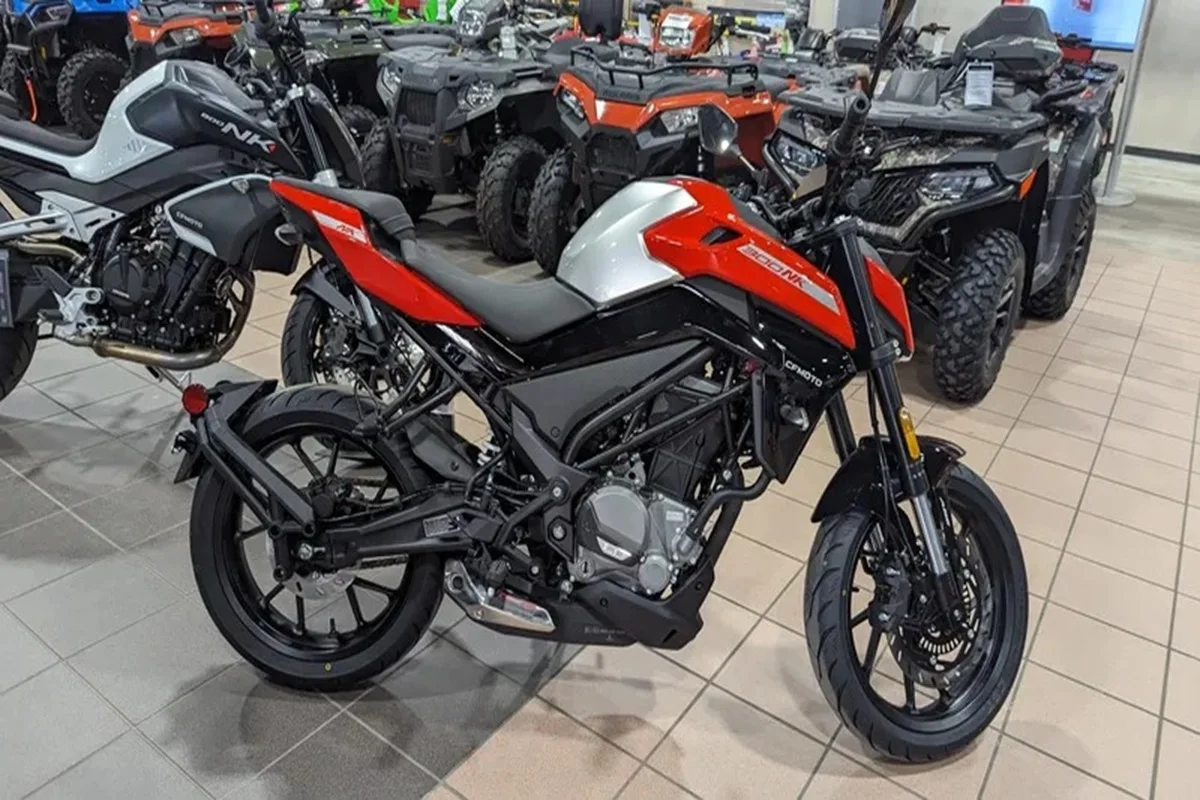 MAGMA RED Single-Cylinder Gas Motorcycle