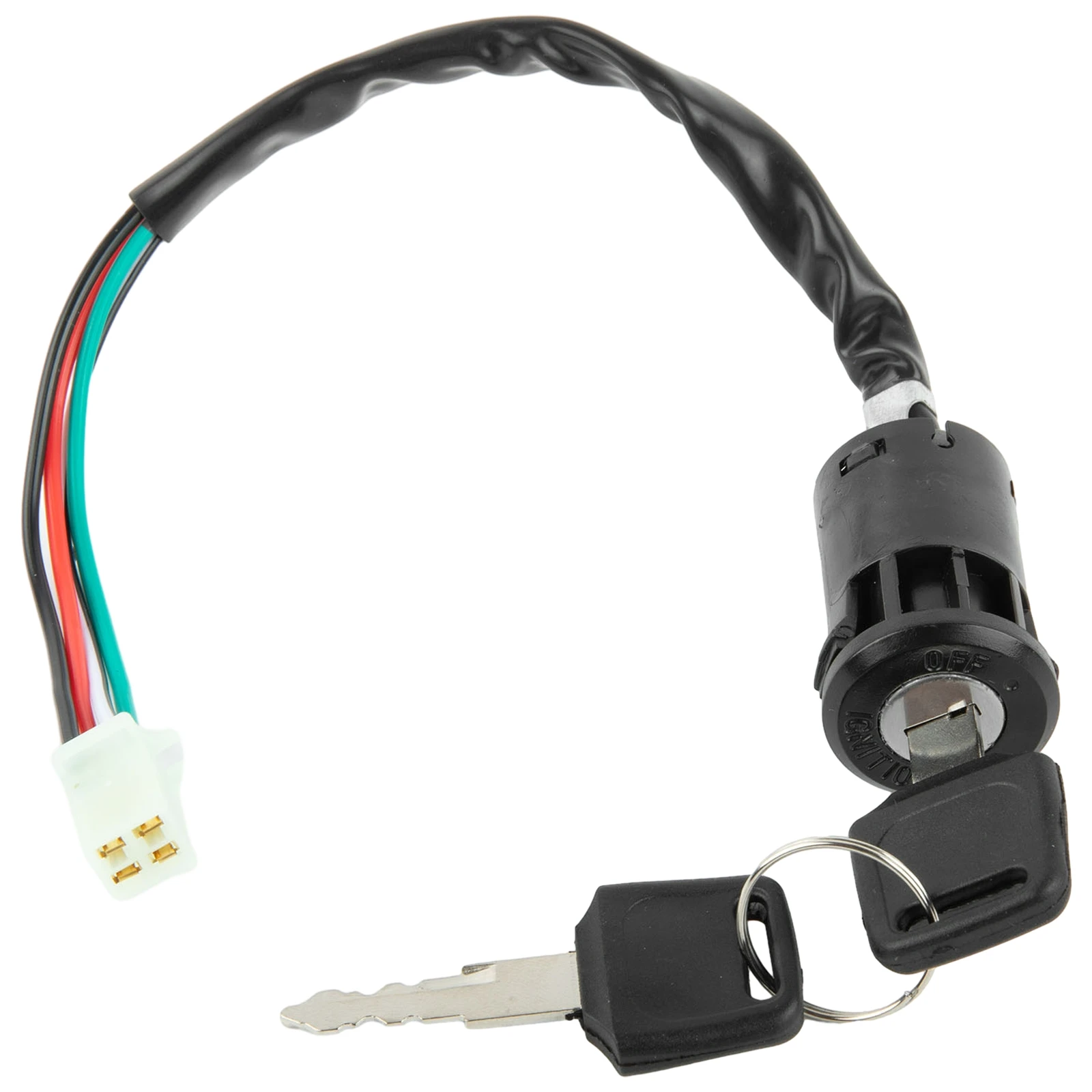 Motorcycle Ignition Switch + Keys Scooter Accessories