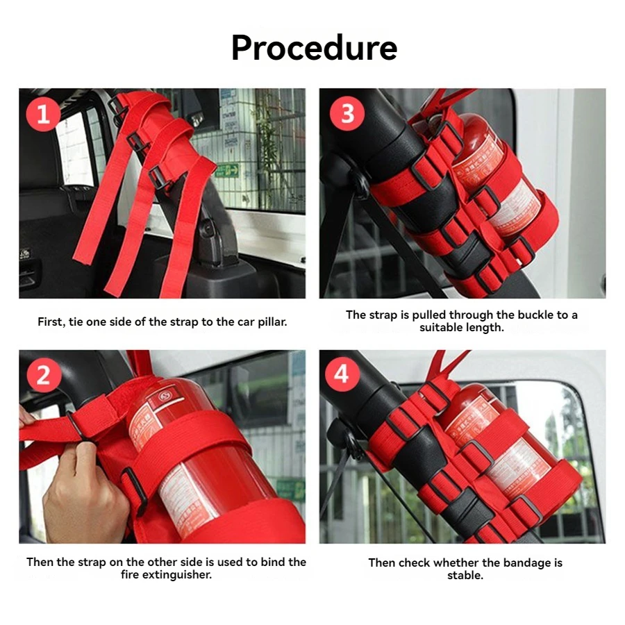 Fire Extinguisher Holder Roll Bar Mounted