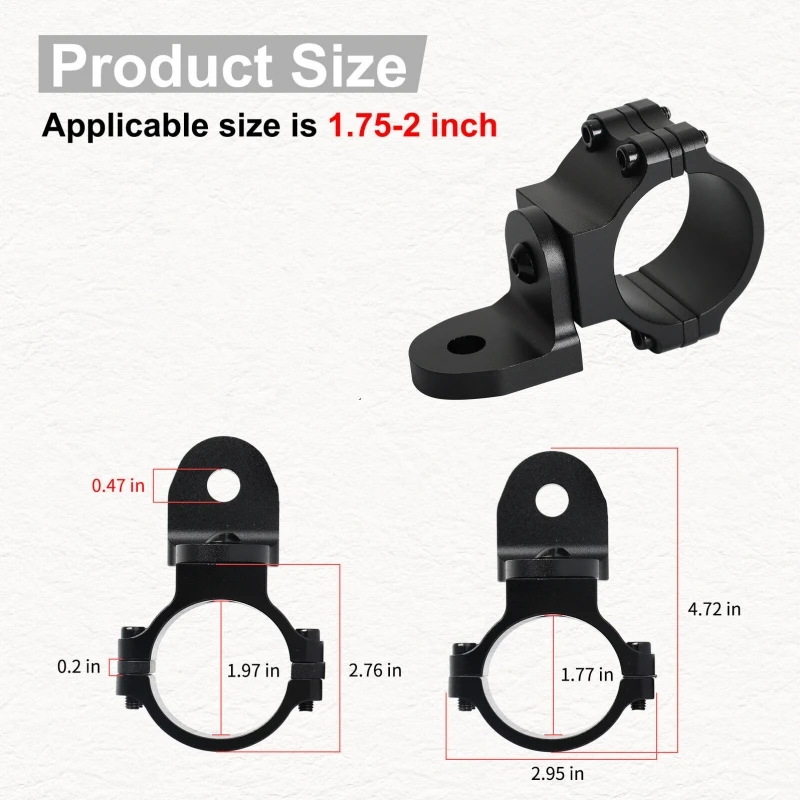 UTV LED Whip Light Mounts