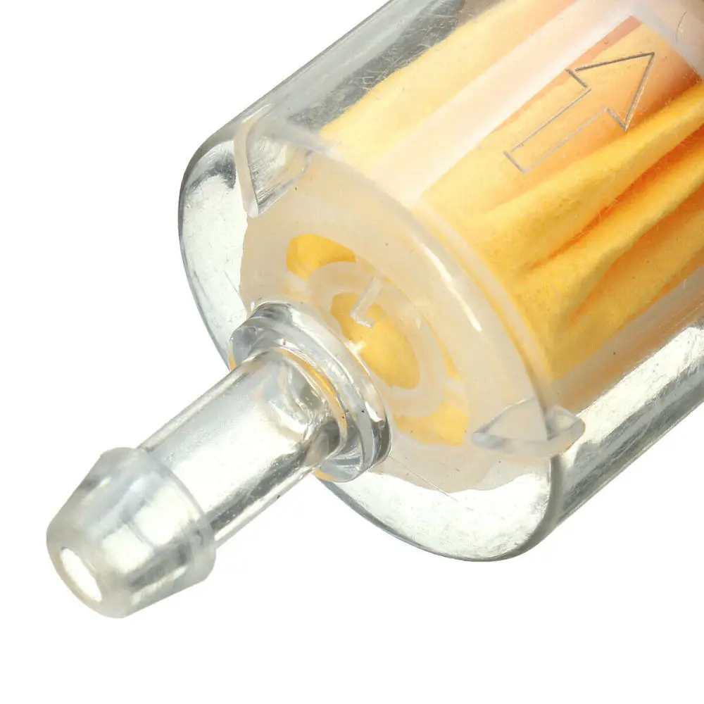 2PCS Universal Petrol Inline Fuel Filter