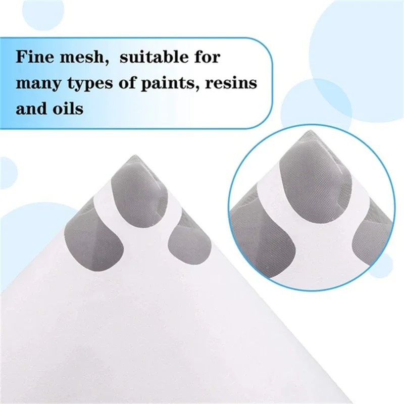 10-300Pcs Car Paint Spray Mesh Paper Filter