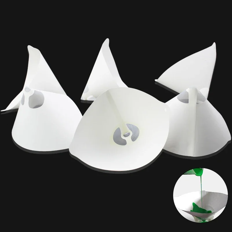 Purifying Straining Funnel Disposable Paint Filter Conical Nylon Micron Paper Funnels Tools