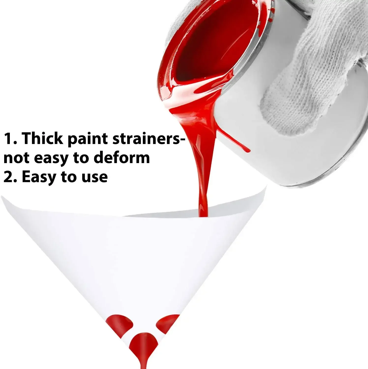 300pcs Car Disposable Paper Filter