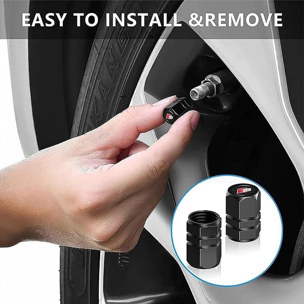 4PCS Copper Car Wheel Tire Valve