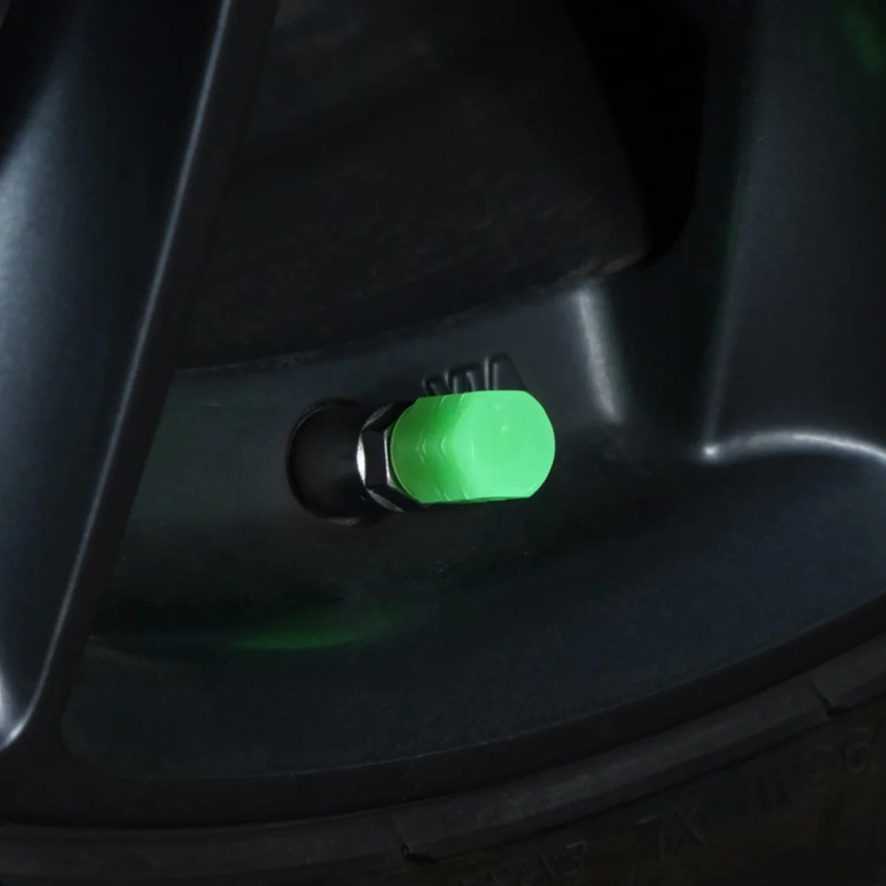 1-20Pcs Car Luminous Tire Valve Cap