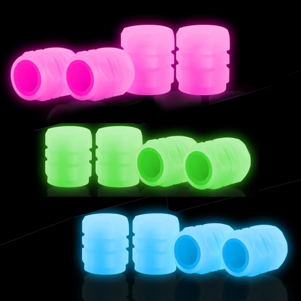 1-20Pcs Car Luminous Tire Valve Cap