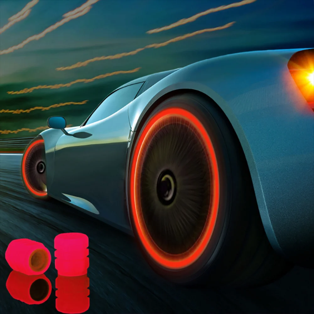 1-20Pcs Car Luminous Tire Valve Cap