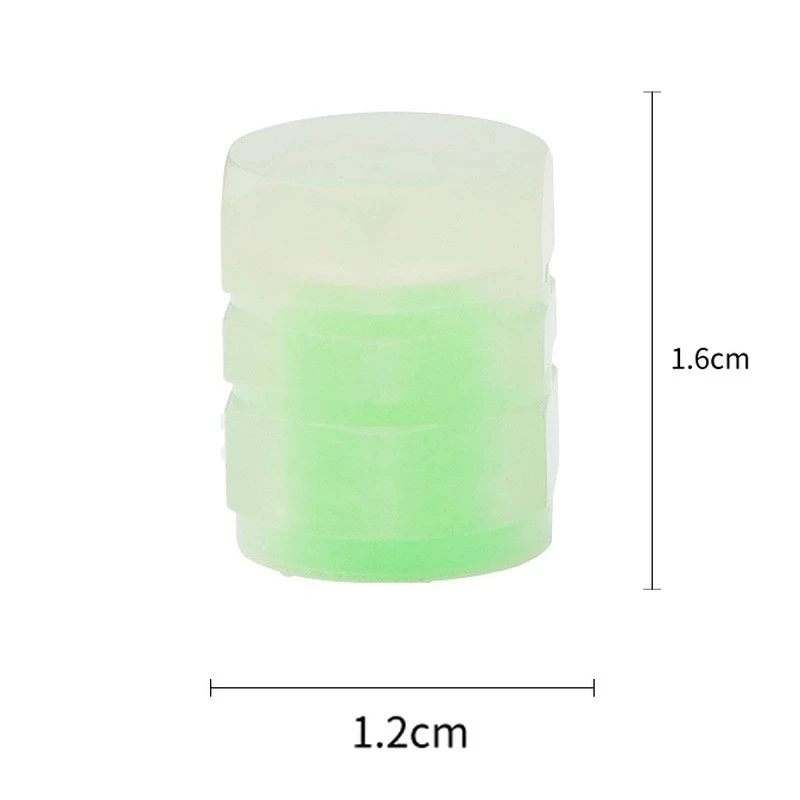 Car Luminous Tire Valve Caps Fluorescent Night Glowing