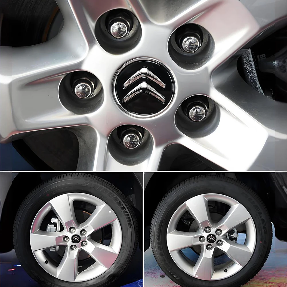 4Pcs 60MM Wheel Center Cap Replacement