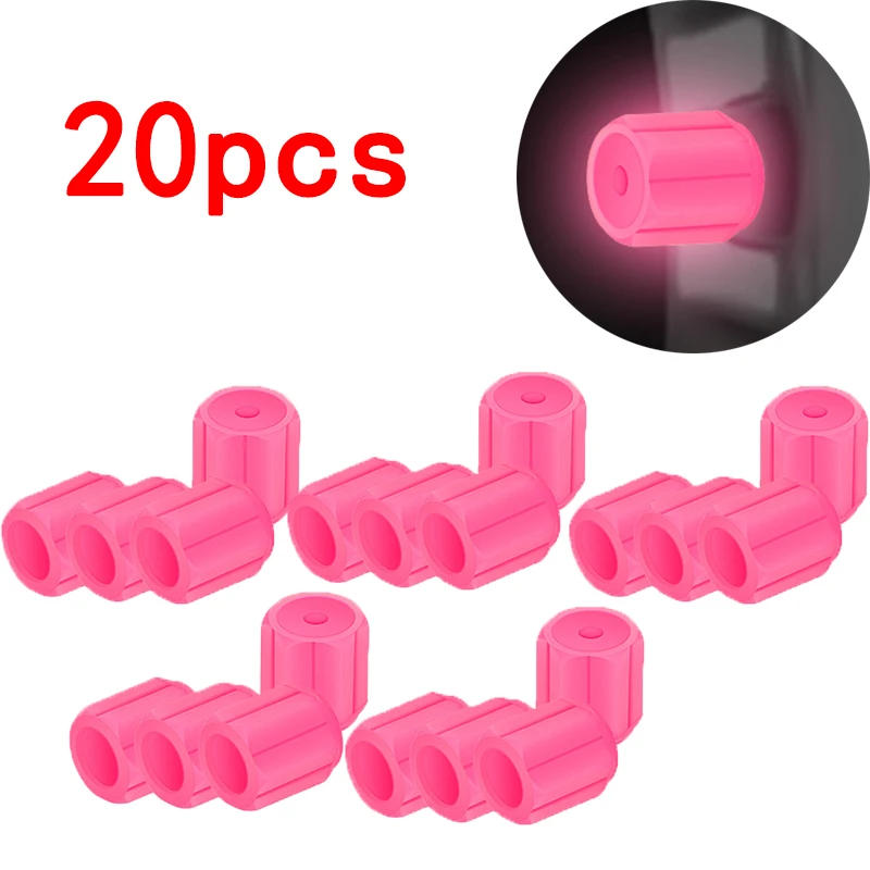 Luminous Tire Valve Caps 6 Colors