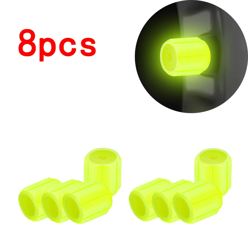 Luminous Tire Valve Caps 6 Colors